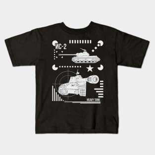 Soviet heavy tank IS-2 Kids T-Shirt